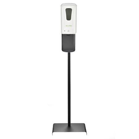 Alpine Industries Foam Hand Sanitizer/Soap Dispenser, Floor Stand, 1200 mL, White 430-F-S